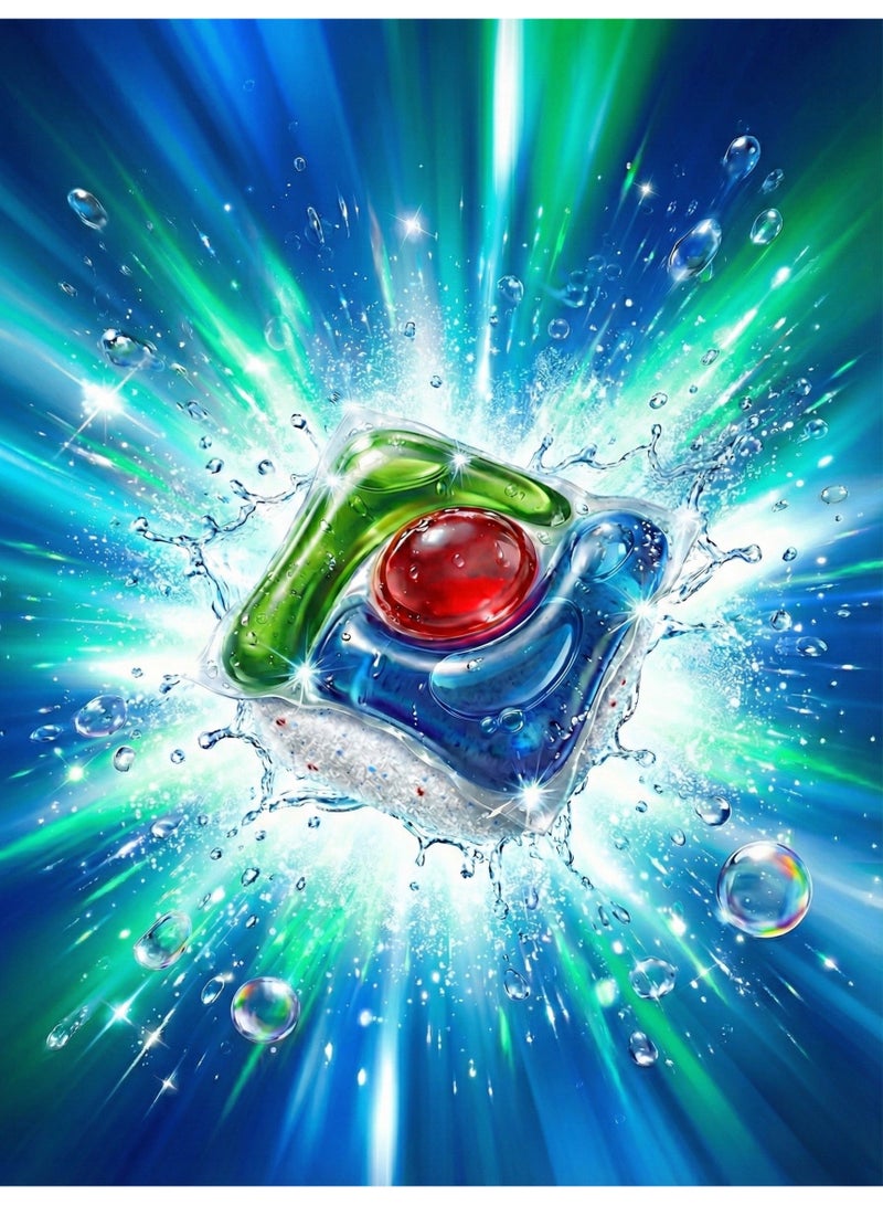 BRIGHT 3-in-1 Dishwasher Pods – Fresh Scent, Deep Clean, No Pre-Rinse Needed (32 Pods) - Image 3